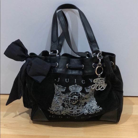 **Juicy Couture Essential Black Shoulder bag**
